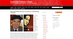 Desktop Screenshot of news.guernicaeditions.com